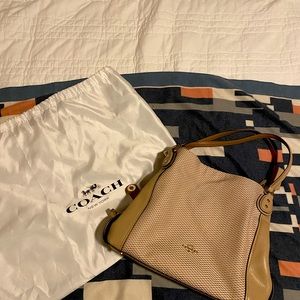 Coach Jaquard Edie Shoulder Bag in Beechwood